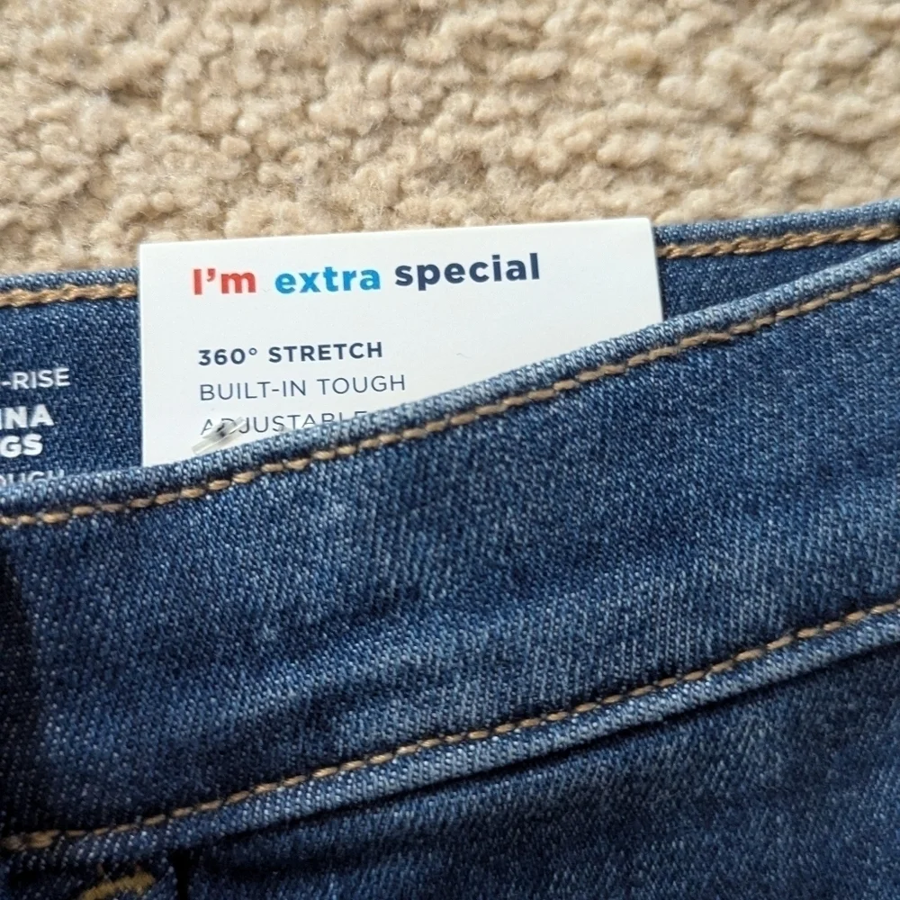 New with Tags Old Navy Ballerina Jegging Adjustable Waist Jeans Size 14